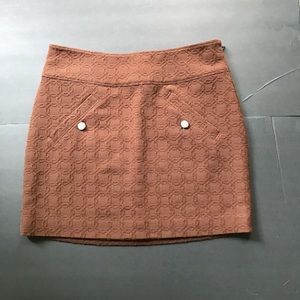Vineyard Vines Brown Jacquard Skirt Size 4